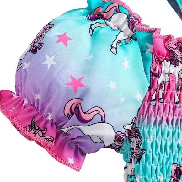 Toddler Unicorn Skirt and Top Set NWT - Picture 2 of 6